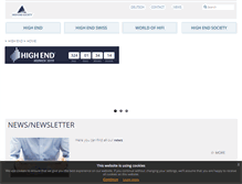Tablet Screenshot of highendsociety.de
